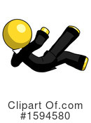 Yellow Design Mascot Clipart #1594580 by Leo Blanchette