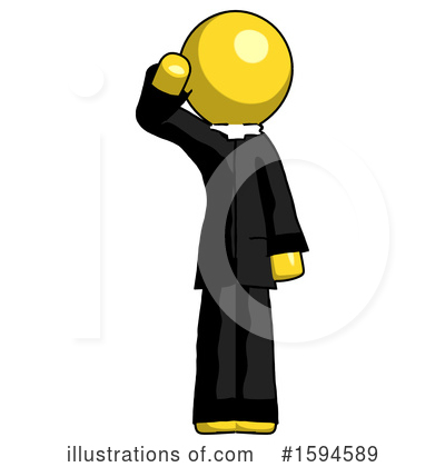 Royalty-Free (RF) Yellow Design Mascot Clipart Illustration by Leo Blanchette - Stock Sample #1594589