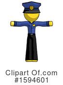 Yellow Design Mascot Clipart #1594601 by Leo Blanchette