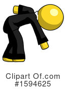 Yellow Design Mascot Clipart #1594625 by Leo Blanchette