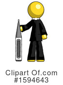 Yellow Design Mascot Clipart #1594643 by Leo Blanchette