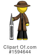 Yellow Design Mascot Clipart #1594644 by Leo Blanchette