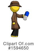 Yellow Design Mascot Clipart #1594650 by Leo Blanchette
