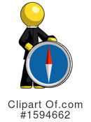 Yellow Design Mascot Clipart #1594662 by Leo Blanchette