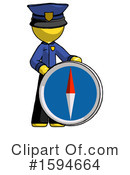 Yellow Design Mascot Clipart #1594664 by Leo Blanchette