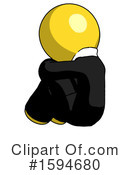 Yellow Design Mascot Clipart #1594680 by Leo Blanchette