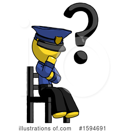 Royalty-Free (RF) Yellow Design Mascot Clipart Illustration by Leo Blanchette - Stock Sample #1594691
