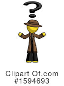 Yellow Design Mascot Clipart #1594693 by Leo Blanchette