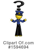 Yellow Design Mascot Clipart #1594694 by Leo Blanchette