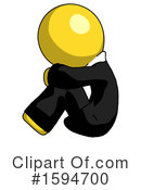 Yellow Design Mascot Clipart #1594700 by Leo Blanchette