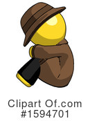 Yellow Design Mascot Clipart #1594701 by Leo Blanchette