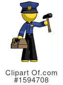 Yellow Design Mascot Clipart #1594708 by Leo Blanchette
