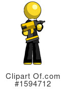 Yellow Design Mascot Clipart #1594712 by Leo Blanchette