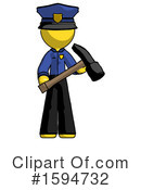 Yellow Design Mascot Clipart #1594732 by Leo Blanchette