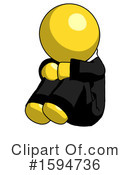 Yellow Design Mascot Clipart #1594736 by Leo Blanchette