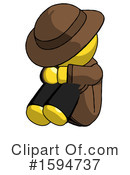 Yellow Design Mascot Clipart #1594737 by Leo Blanchette