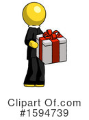 Yellow Design Mascot Clipart #1594739 by Leo Blanchette
