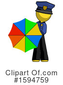 Yellow Design Mascot Clipart #1594759 by Leo Blanchette