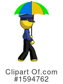 Yellow Design Mascot Clipart #1594762 by Leo Blanchette