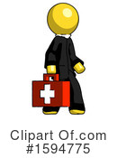Yellow Design Mascot Clipart #1594775 by Leo Blanchette