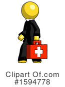 Yellow Design Mascot Clipart #1594778 by Leo Blanchette
