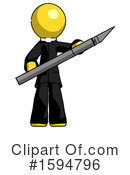 Yellow Design Mascot Clipart #1594796 by Leo Blanchette