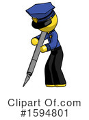 Yellow Design Mascot Clipart #1594801 by Leo Blanchette