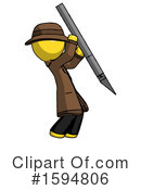 Yellow Design Mascot Clipart #1594806 by Leo Blanchette