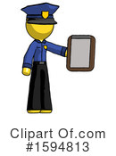 Yellow Design Mascot Clipart #1594813 by Leo Blanchette