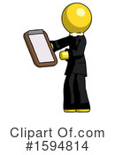 Yellow Design Mascot Clipart #1594814 by Leo Blanchette