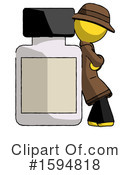 Yellow Design Mascot Clipart #1594818 by Leo Blanchette