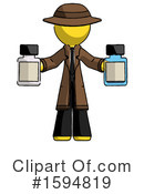 Yellow Design Mascot Clipart #1594819 by Leo Blanchette