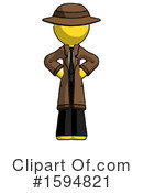Yellow Design Mascot Clipart #1594821 by Leo Blanchette