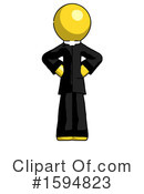 Yellow Design Mascot Clipart #1594823 by Leo Blanchette