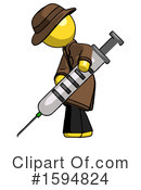 Yellow Design Mascot Clipart #1594824 by Leo Blanchette