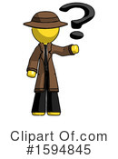 Yellow Design Mascot Clipart #1594845 by Leo Blanchette