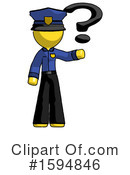 Yellow Design Mascot Clipart #1594846 by Leo Blanchette
