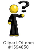Yellow Design Mascot Clipart #1594850 by Leo Blanchette