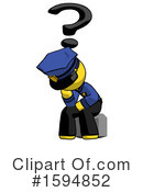 Yellow Design Mascot Clipart #1594852 by Leo Blanchette