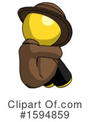 Yellow Design Mascot Clipart #1594859 by Leo Blanchette