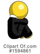 Yellow Design Mascot Clipart #1594861 by Leo Blanchette