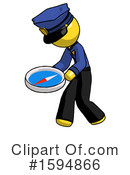 Yellow Design Mascot Clipart #1594866 by Leo Blanchette