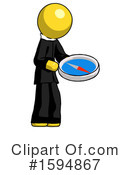 Yellow Design Mascot Clipart #1594867 by Leo Blanchette