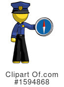 Yellow Design Mascot Clipart #1594868 by Leo Blanchette