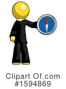 Yellow Design Mascot Clipart #1594869 by Leo Blanchette