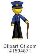 Yellow Design Mascot Clipart #1594871 by Leo Blanchette