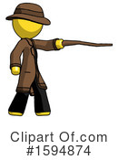 Yellow Design Mascot Clipart #1594874 by Leo Blanchette
