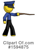 Yellow Design Mascot Clipart #1594875 by Leo Blanchette