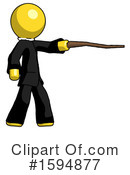 Yellow Design Mascot Clipart #1594877 by Leo Blanchette