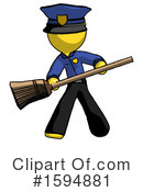 Yellow Design Mascot Clipart #1594881 by Leo Blanchette